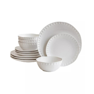 stoneware dinnerware sets with serving pieces